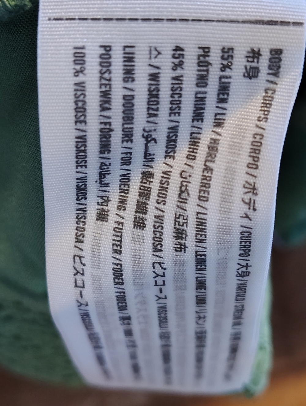 Abercrombie & Fitch Light Green Linen Blend Tank Size Small - Picture 2 of 4